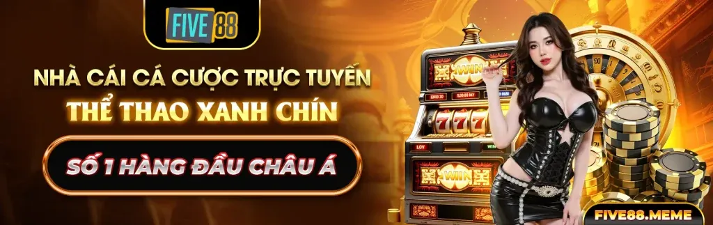 Hình ảnh sân vận động thể thao với các biểu tượng cá cược, màu xanh lá và vàng kim